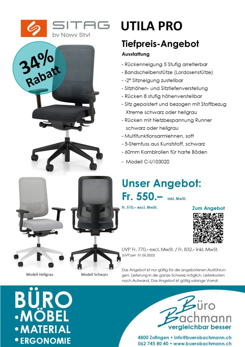 SITAG Utila PRO Bürodrehstuhl - Image 9